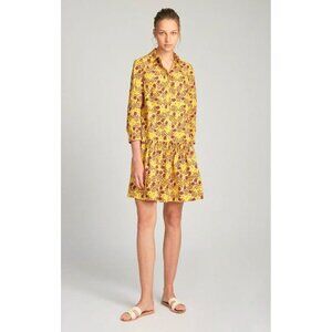 Saloni Tilly Shirt Dress in Red Clover Size 2